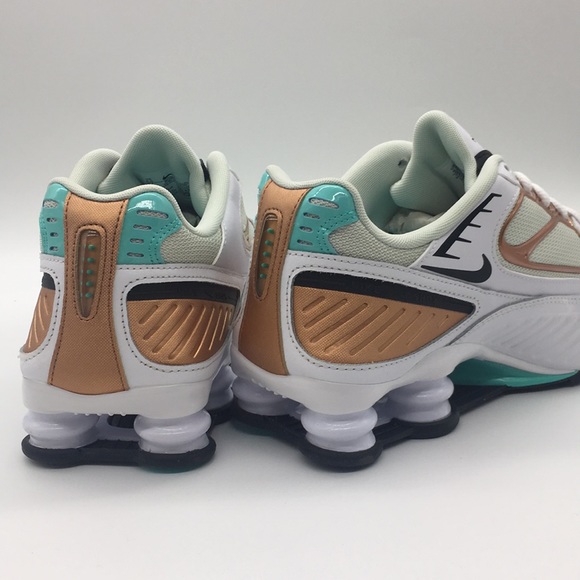 Women's Nike Shox Enigma white/black-spruce aura - Picture 7 of 8